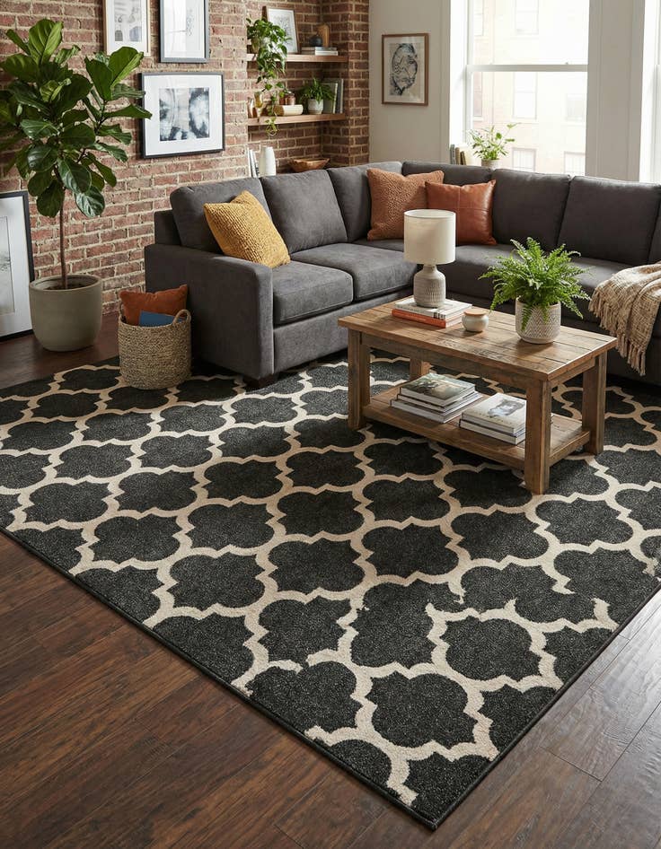 Detail image of 7' 10 x 10' Trellis Rug