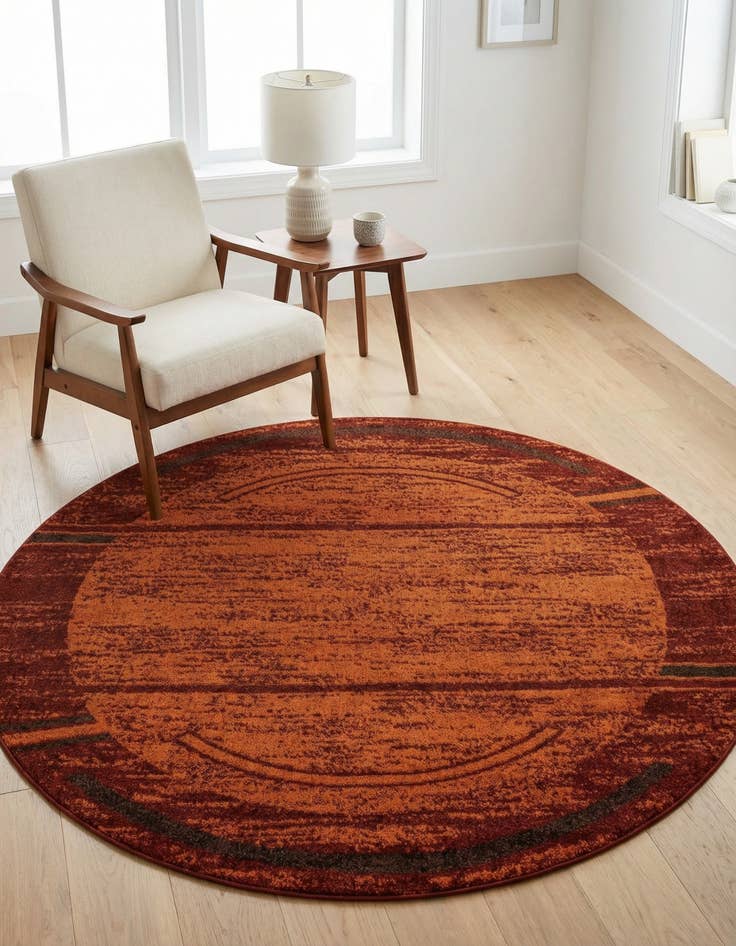 Detail image of 6' 1 x 6' 1 Equinox Round Rug