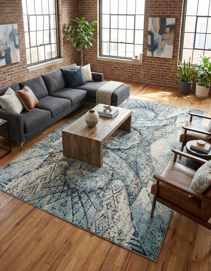 Detail image of 10' 6 x 16' 5  Washable Arte Rug