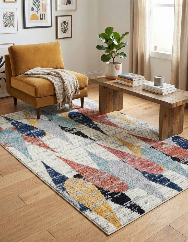 Detail image of 5' 3 x 8' Tagine Rug