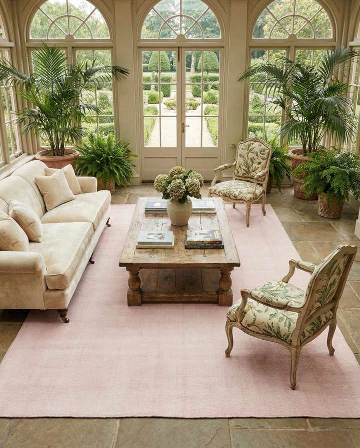 10' x 14' 1 Hand Woven Jill Zarin English Manor Farmhouse Wool Rug