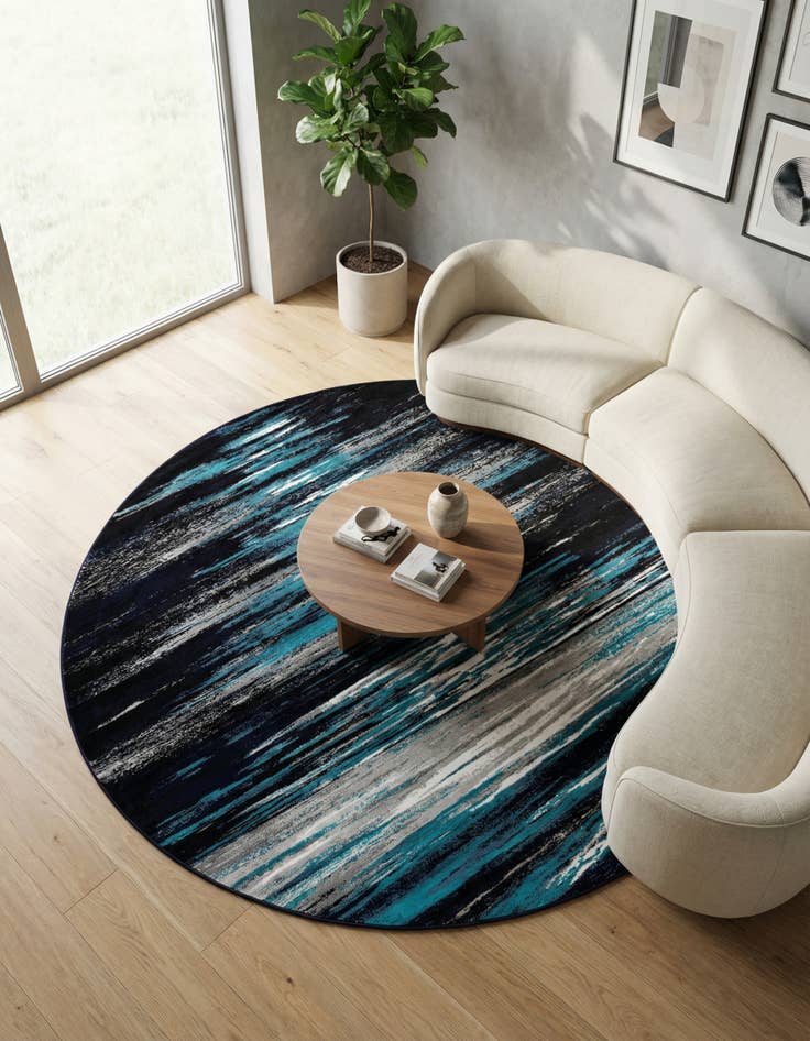 Detail image of 10' x 10' Metropolis Round Rug