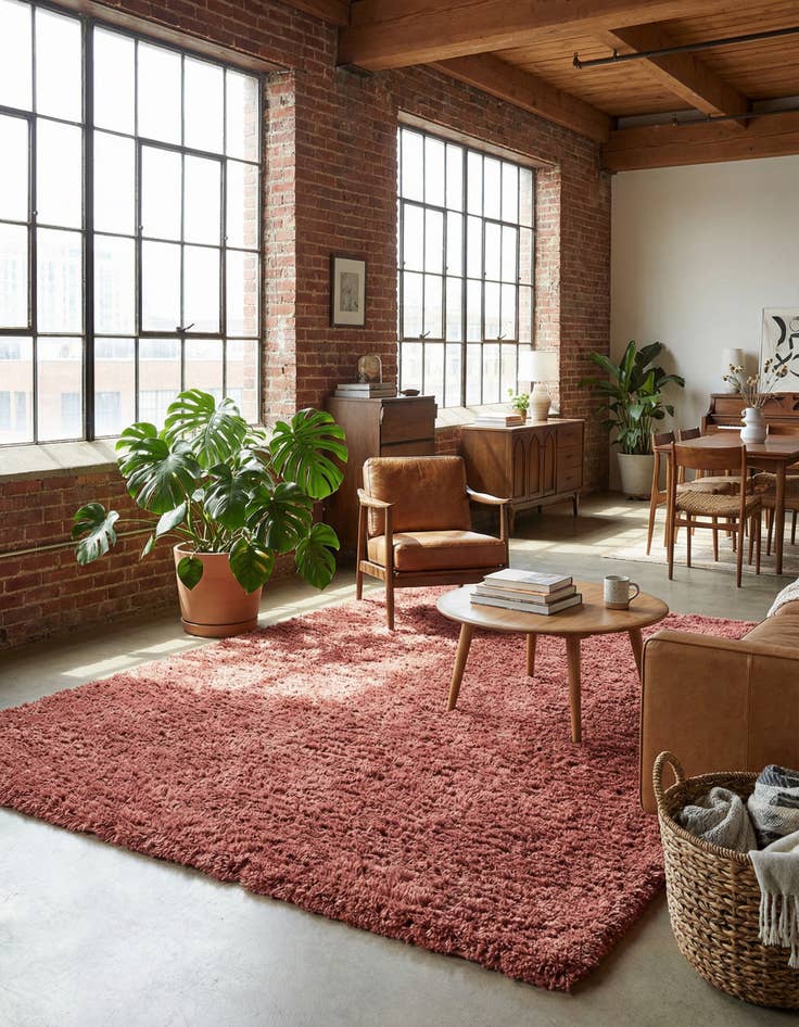 Detail image of 6' x 9' Infinity Shag Rug