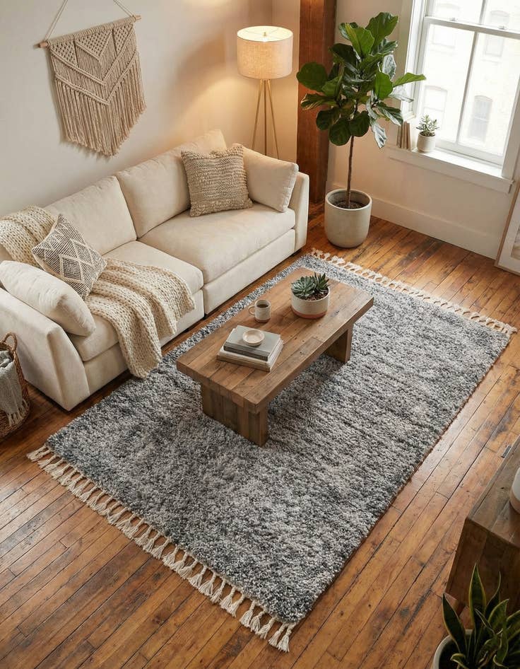 Detail image of 4' x 6' Lagom Shag Rug