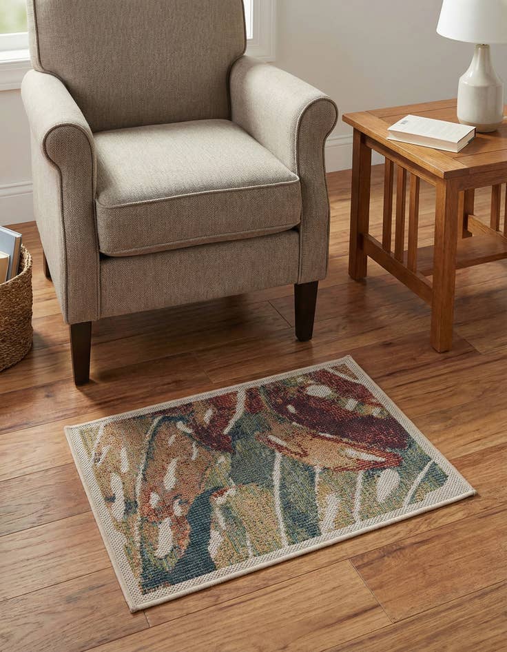 Detail image of 2' x 3' Washable Baja Indoor / Outdoor Rug