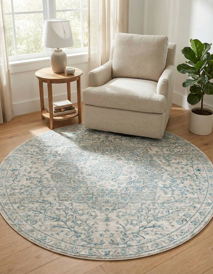 Detail image of 5' 3 x 5' 3 Newport Round Rug