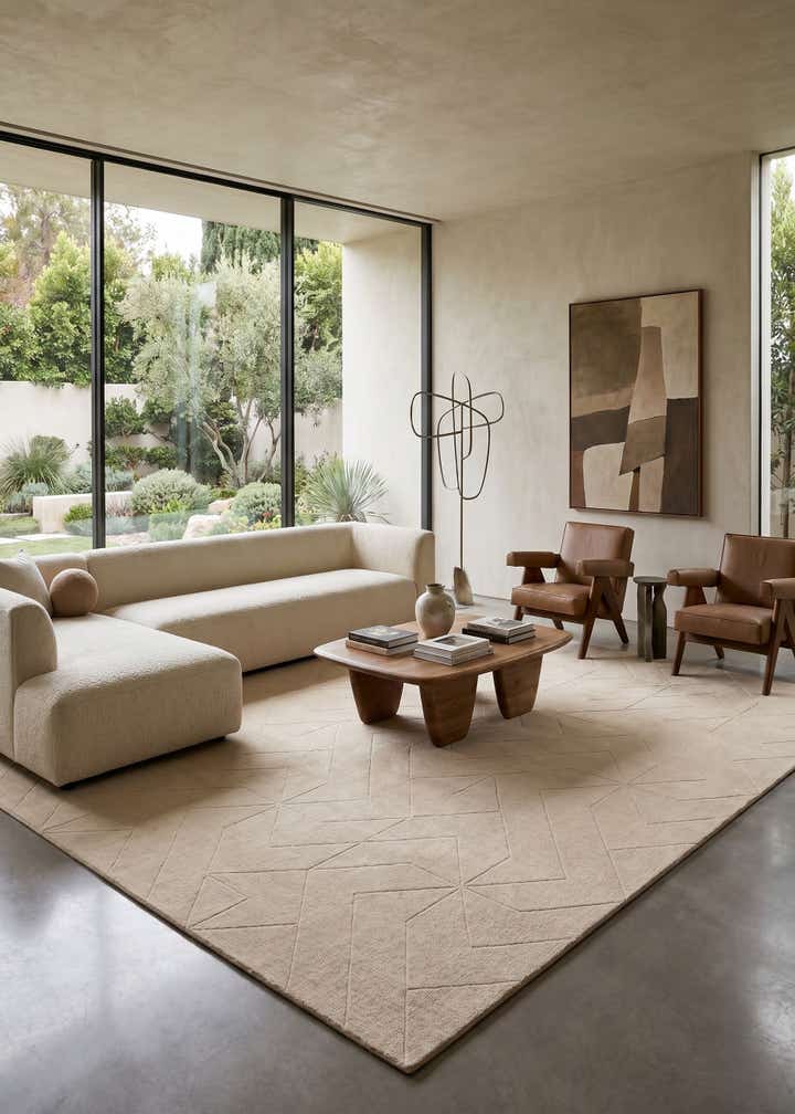 12' x 16' 1 WoolCraft Geometric Rug