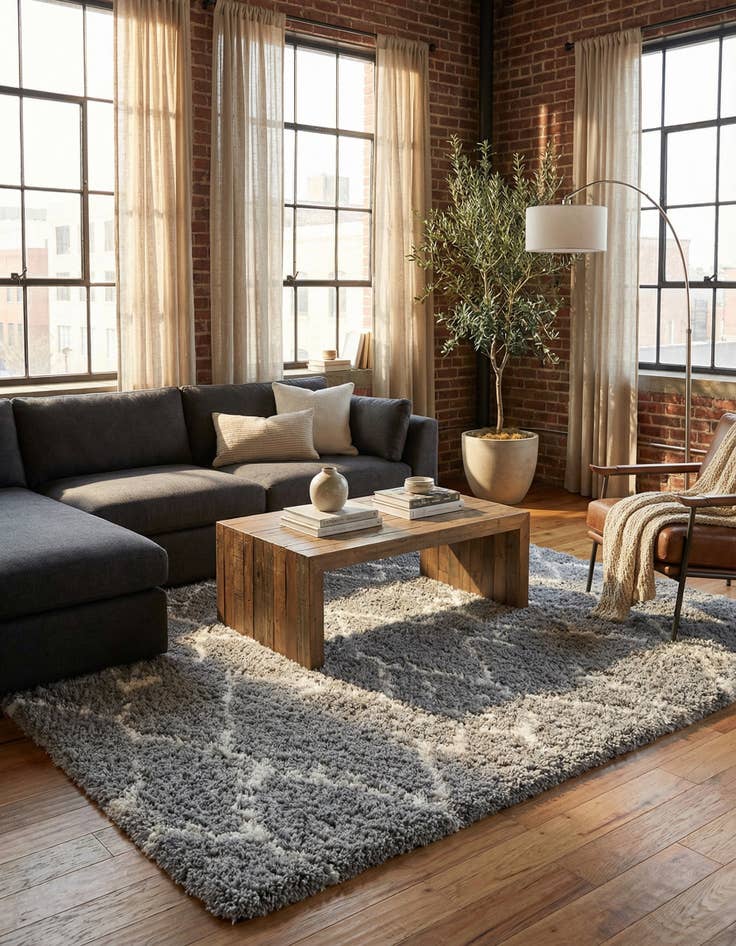 Detail image of 8' x 10' Infinity Shag Rug