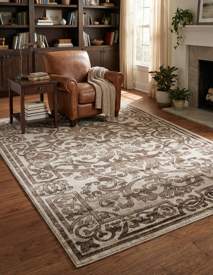 Detail image of 5' 3 x 8' Hermitage Rug