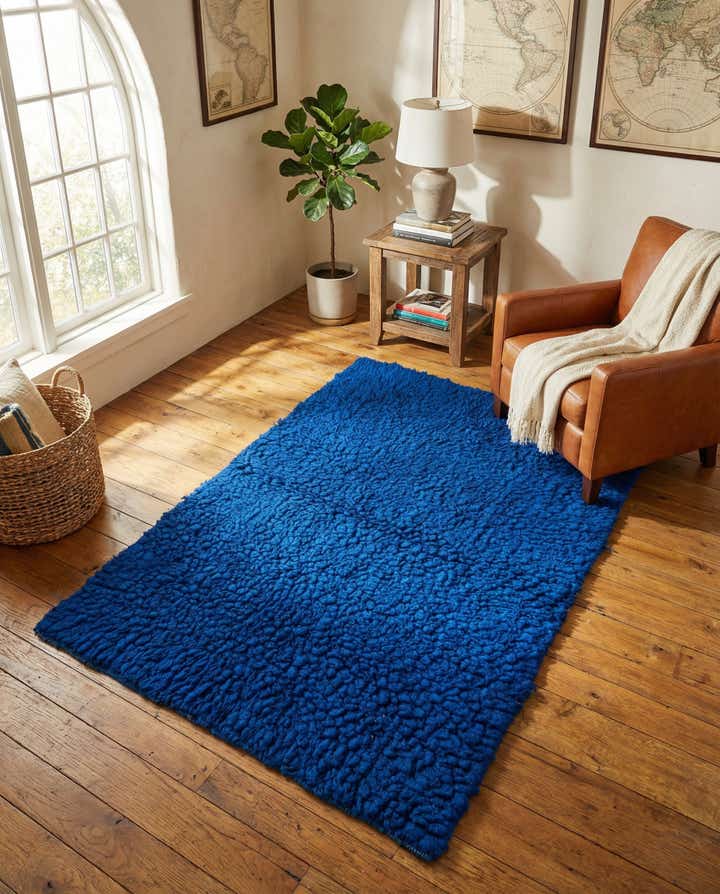 2' 10 x 4' 1 Hand Knotted Moroccan Wool Rug