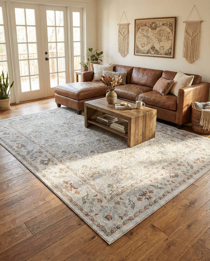 Detail image of 9' 5 x 13' 1 Washable Timeless Rug