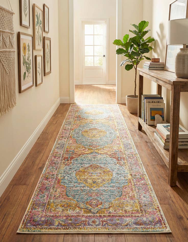 Detail image of 2' 2 x 8' Santiago Runner Rug