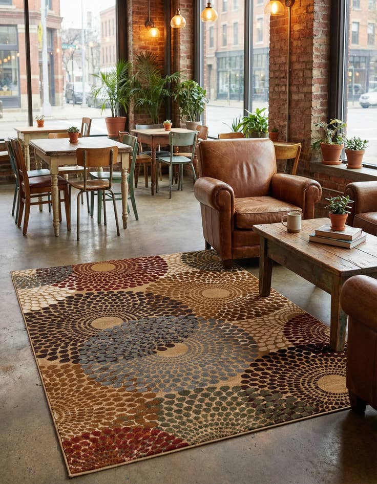 Detail image of 5' 3 x 8' Cafe Rug