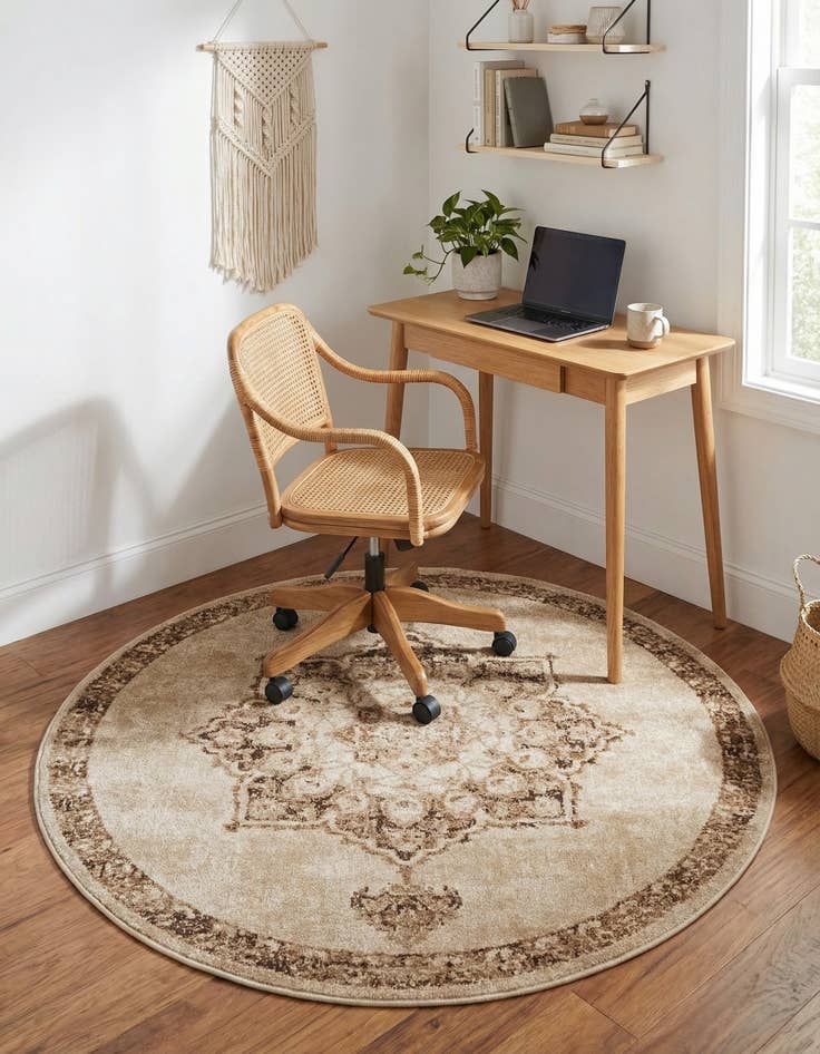 Detail image of 4' x 4' Eden Round Rug