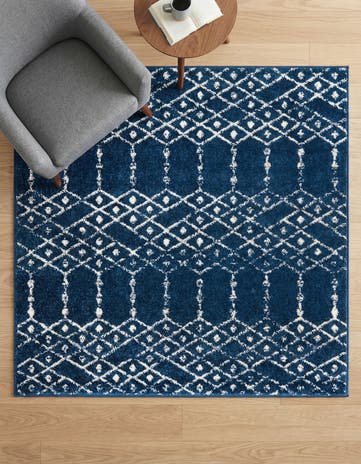 4' x 4' Paxon Trellis Square Rug