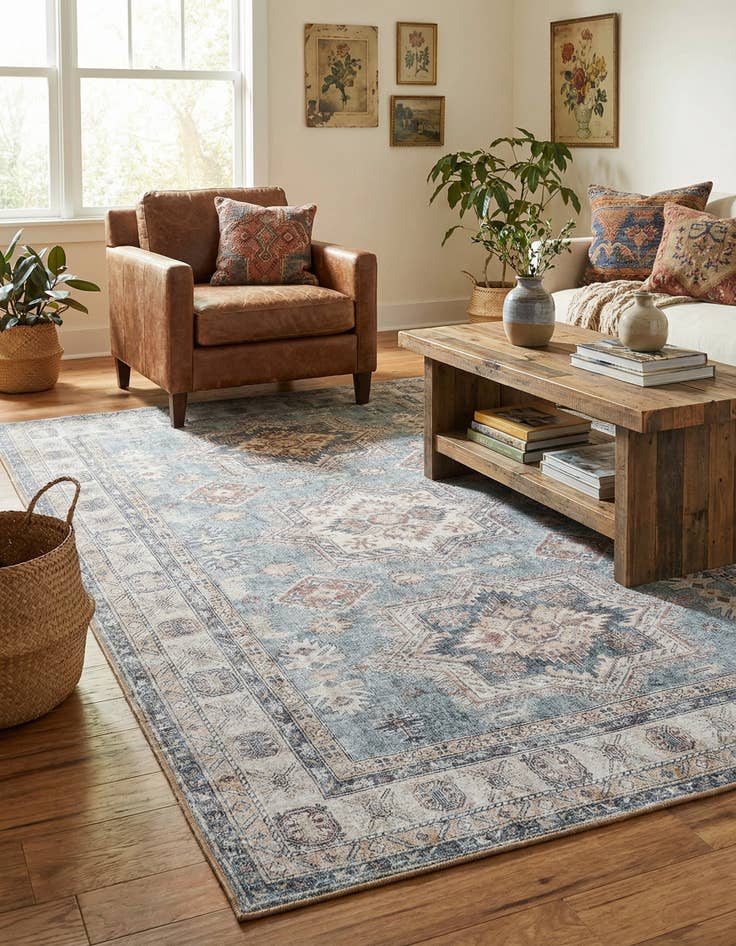 Detail image of  5' 1 x 8' Timeless Rug