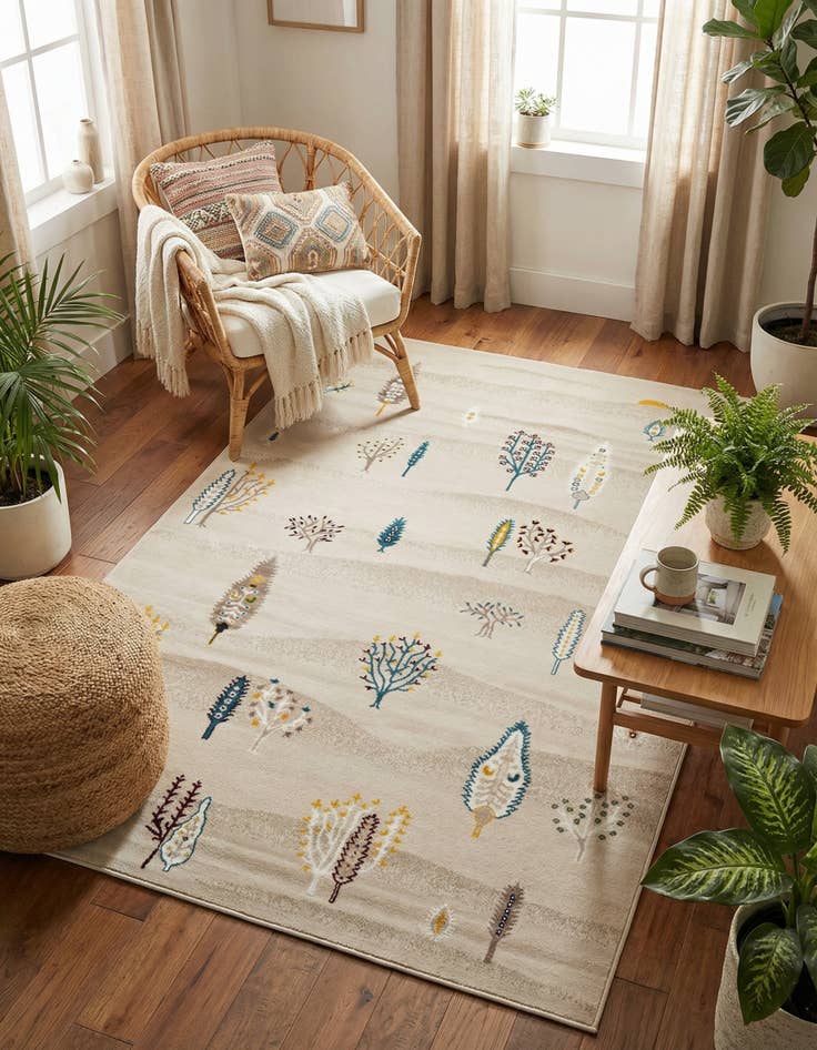 Detail image of  6' 1 x 9' Laguna Rug