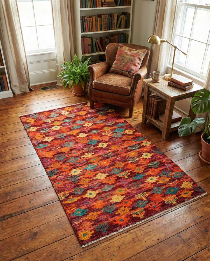 3' 3 x 5' 4 Hand Knotted Balouch Wool Rug