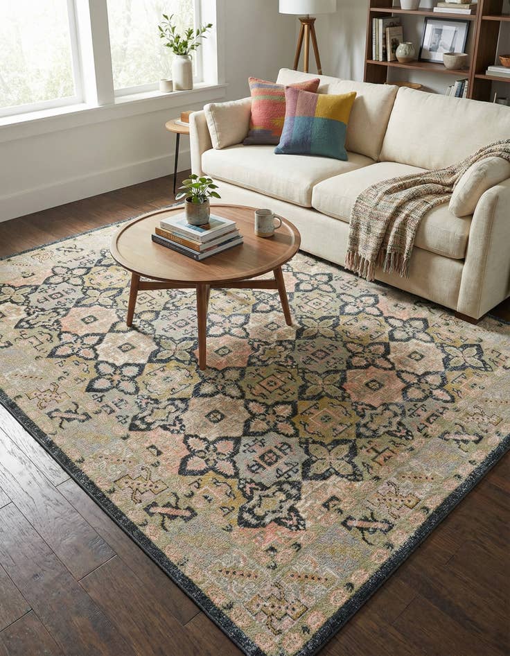 Detail image of 7' 10 x 10' Kamala Washable Rug