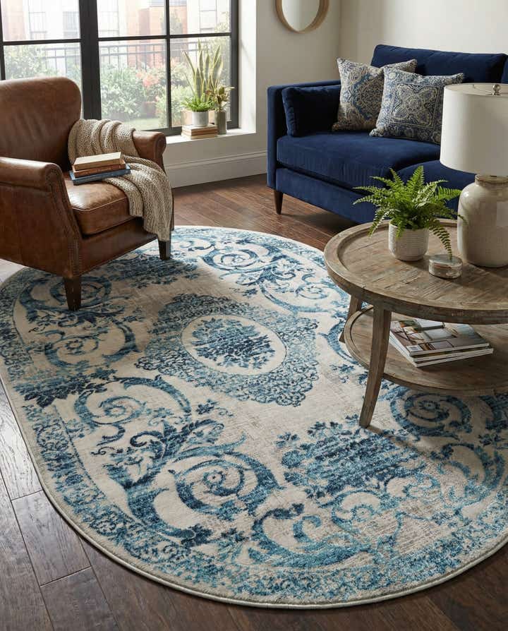 5' 3 x 8' Finsbury Oval Rug