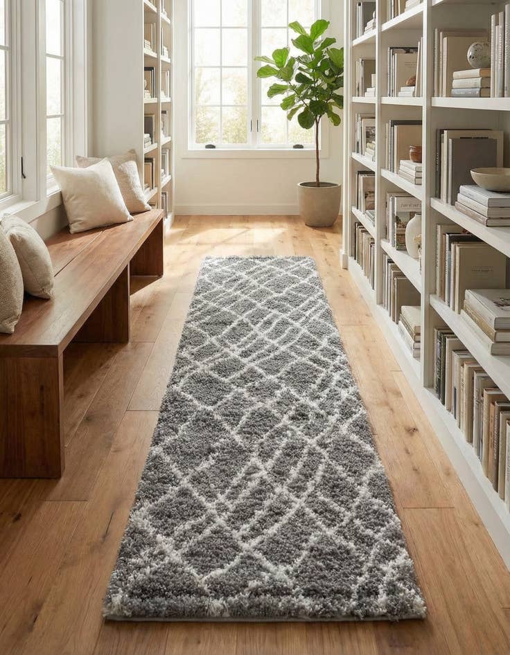 Detail image of 2' 7 x 13' Soft Touch Shag Runner Rug