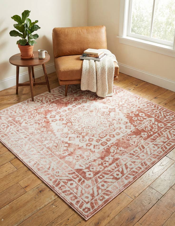 Detail image of 4' x 4' Oxford Square Rug