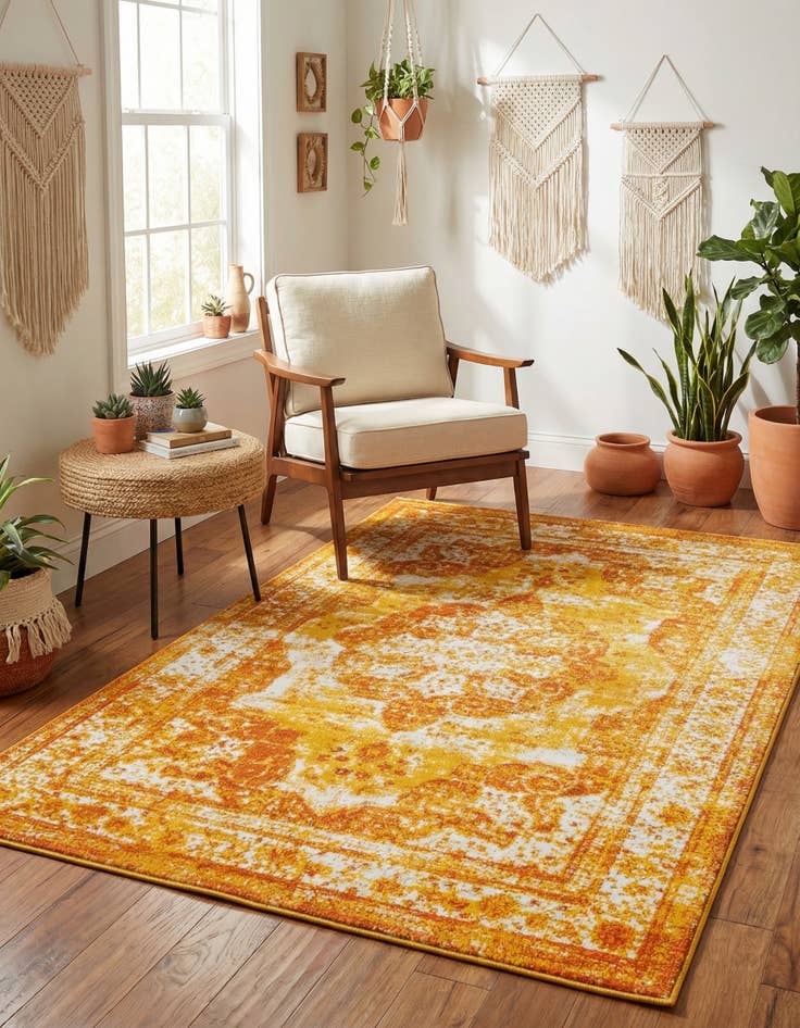 Detail image of 6' x 9' Monte Carlo Rug With Pad Bundle