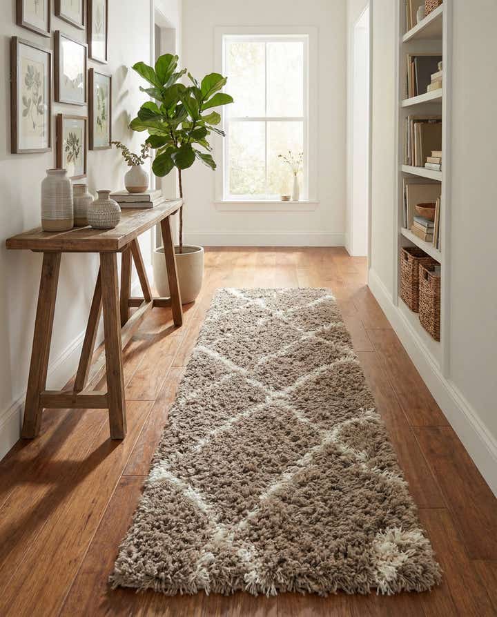 2' x 8' Infinity Shag Runner Rug