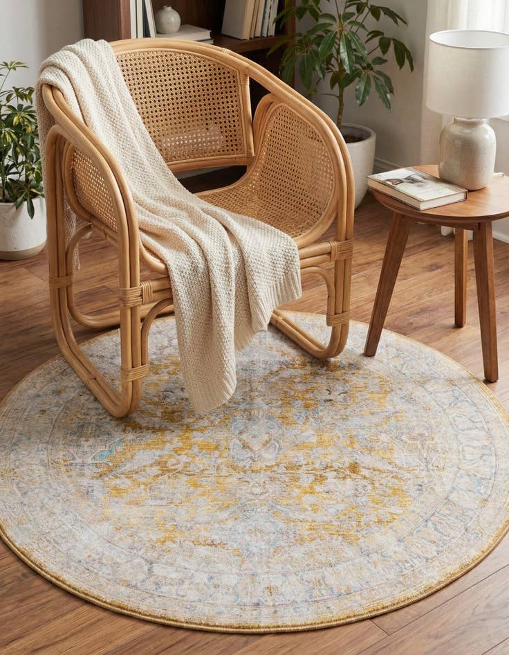 Detail image of 3' 6 x 3' 6 Timeless Round Rug