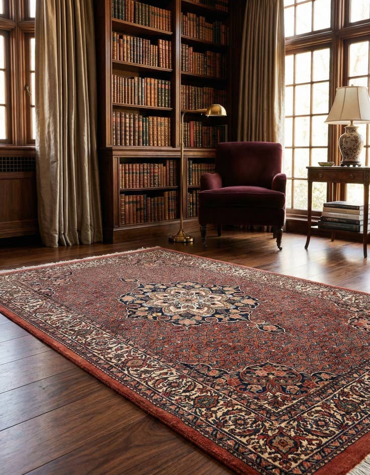 Detail image of 3' 7 x 5' 9 Bidjar Wool Rug