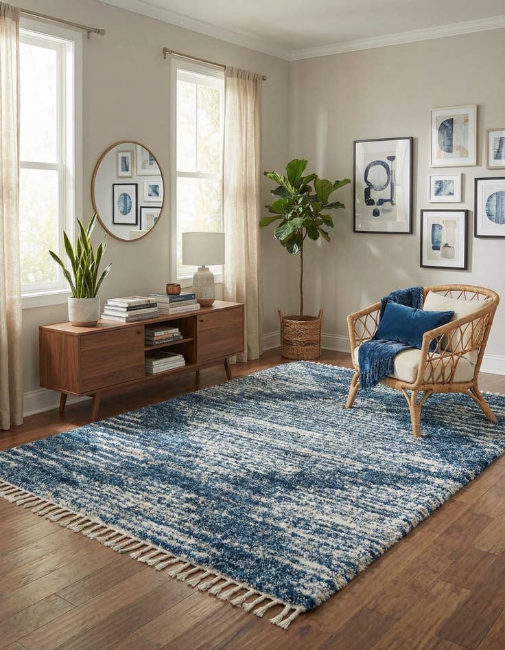 Detail image of 7' x 10' Serenity Shag Rug