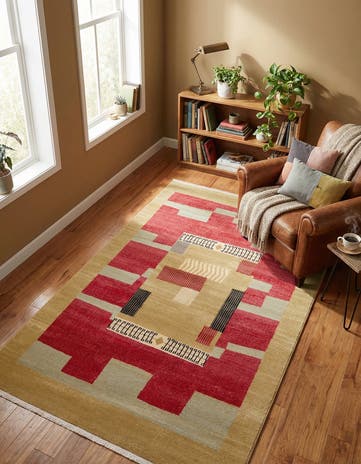 5' x 8' Kashkuli Gabbeh Rug