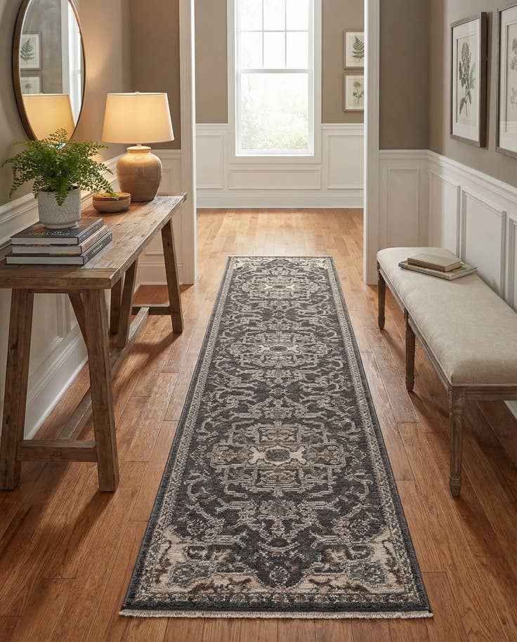 Detail image of 2' 7 x 12' 6 Grand Tradition Rug