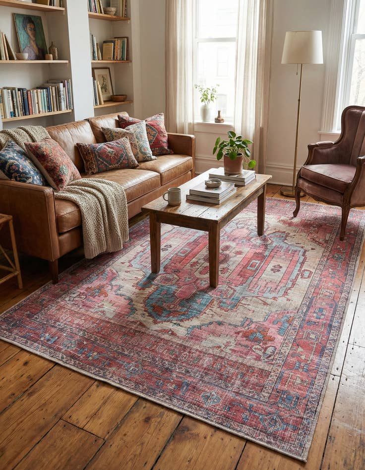 Detail image of 6' x 9' Washable Maahru Rug