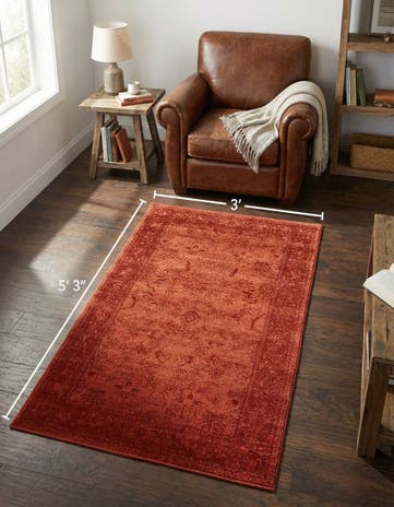 Rust Red Miranda Rug