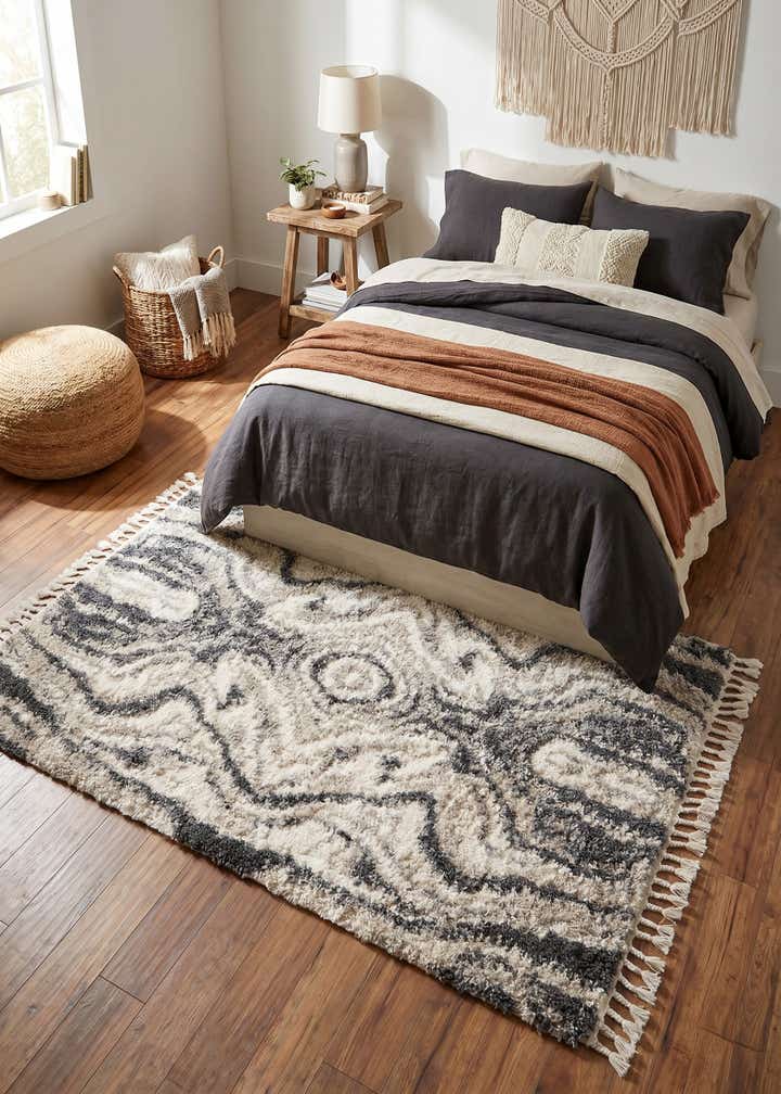 5' x 8' Athena Shag Rug