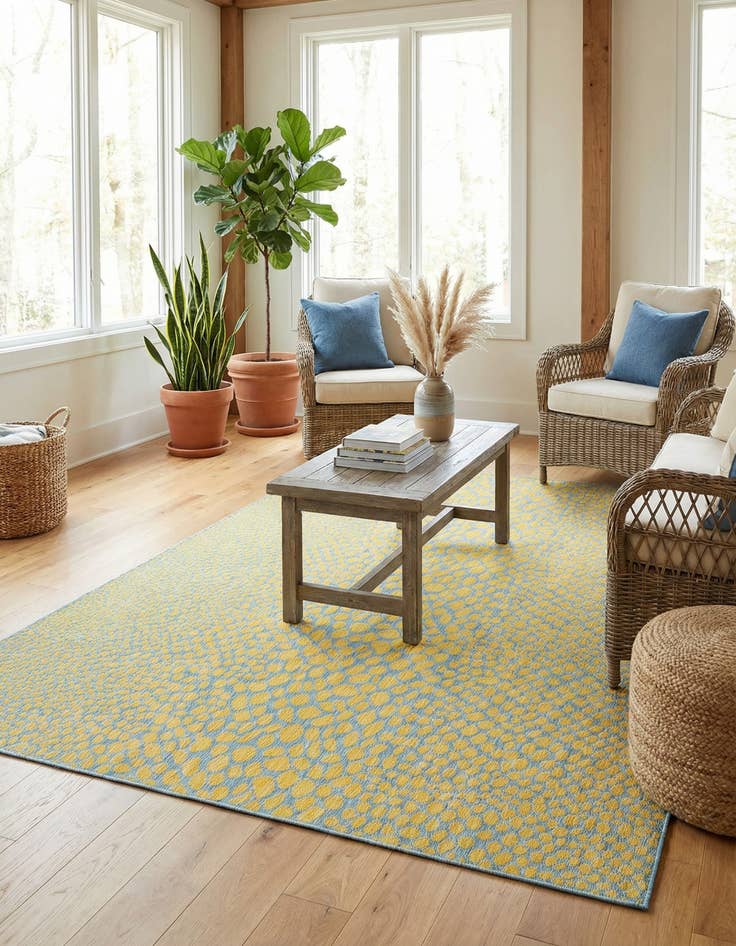 Detail image of 7' 10 x 10'  Washable Jill Zarin Cape Town Indoor / Outdoor Rug