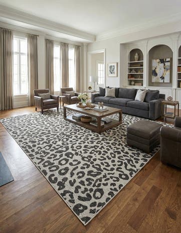 13' x 13' Easy-Clean Safari Indoor / Outdoor Square Rug