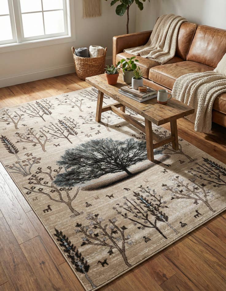 Detail image of 5' 3 x 8' Laguna Rug