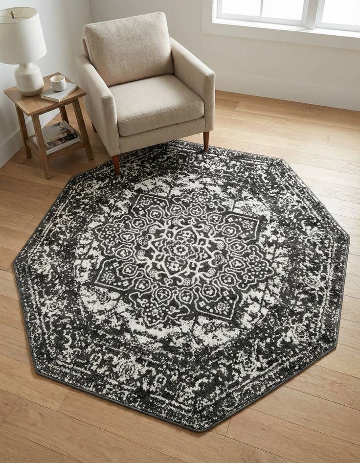 Detail image of 5' 3 x 5' 3 Arlington Octagon Rug