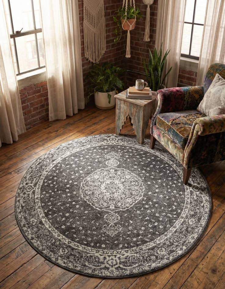 Detail image of 5' 3 x 5' 3 Dover Round Rug