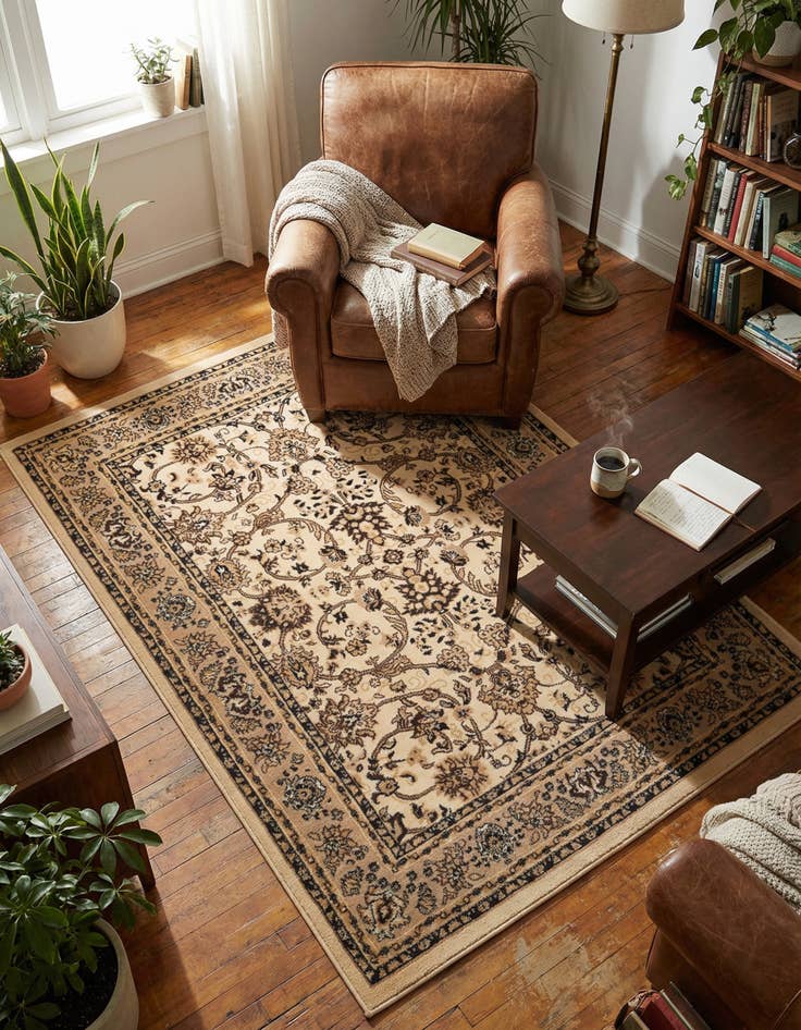 Detail image of 5' 3 x 7' Yasmin Rug