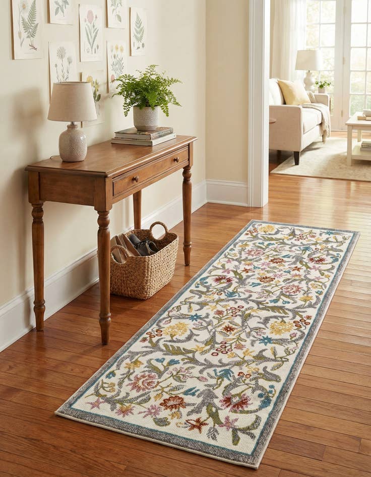 Detail image of 2' x 6' Blossom Runner Rug