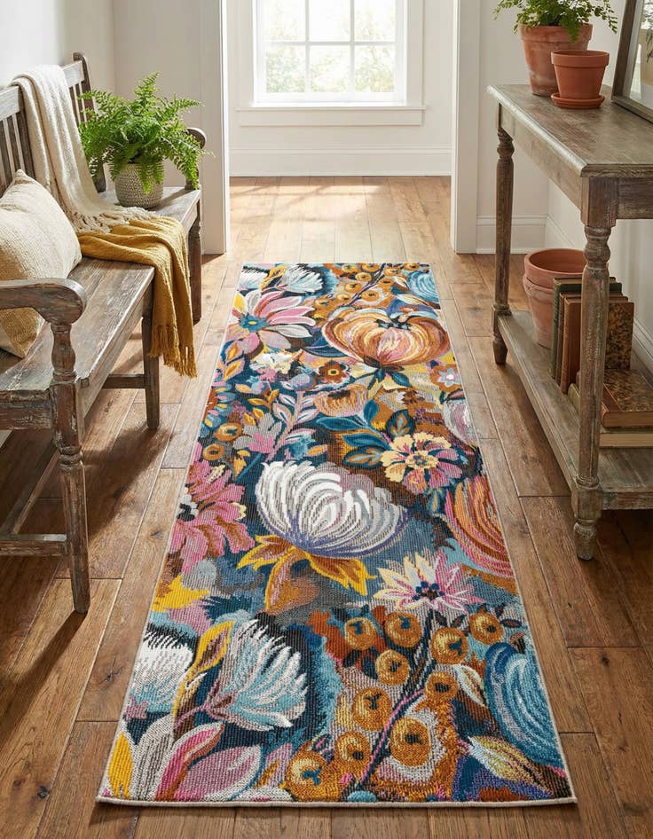Detail image of 2' x 6' Blossom Runner Rug