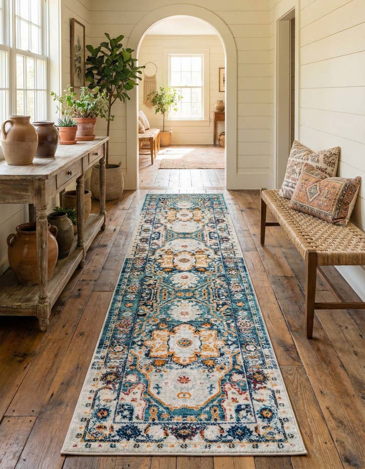 Detail image of 3' x 13' Madeline Vintage Runner Rug