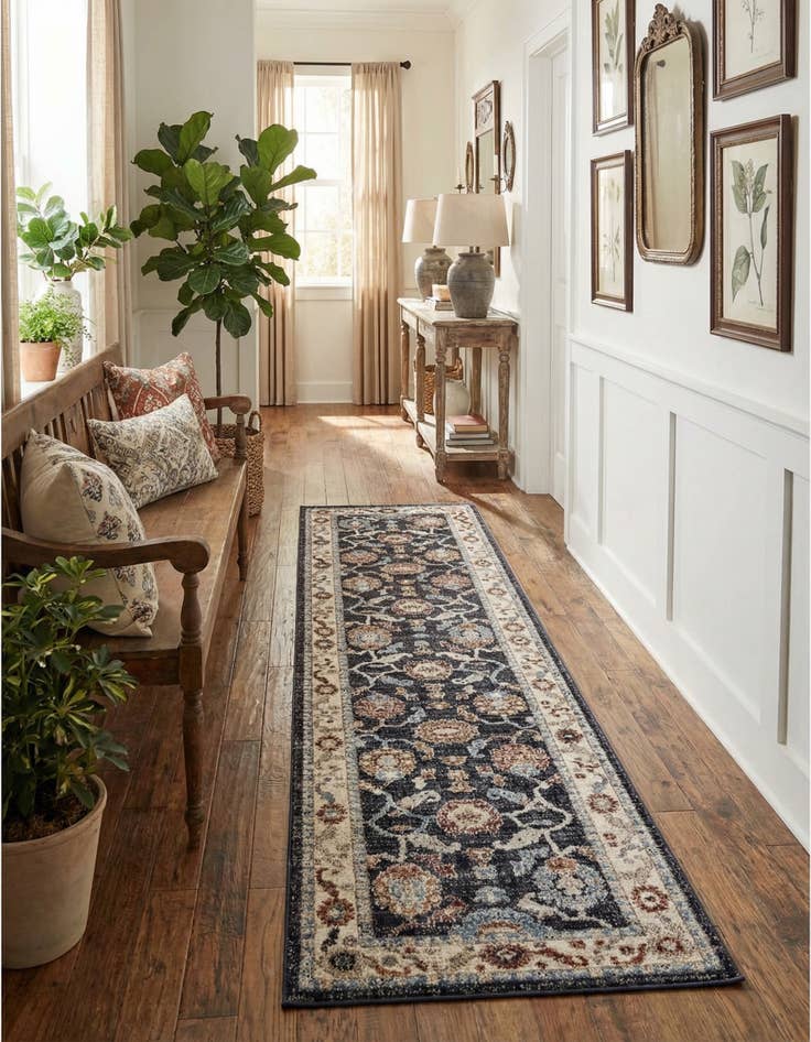 Detail image of 2' 7 x 12' Eco Traditional Runner Rug