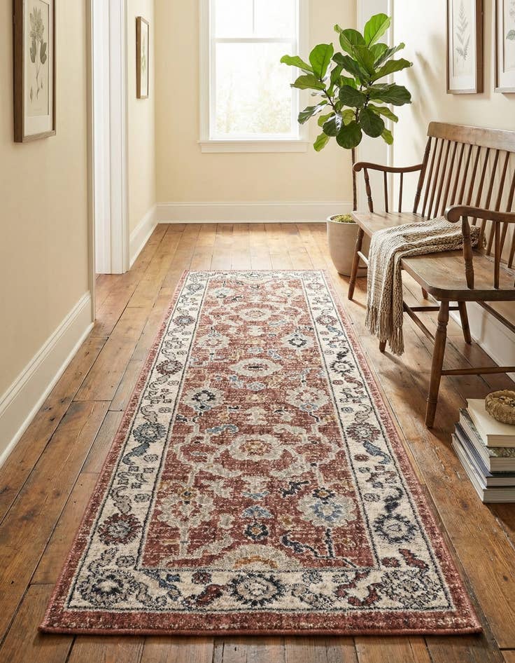 Detail image of  2' x 6' Eco Traditional Runner Rug