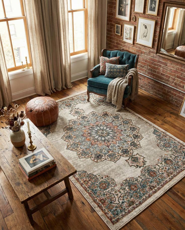 Detail image of 4' x 6' Isabella Rug