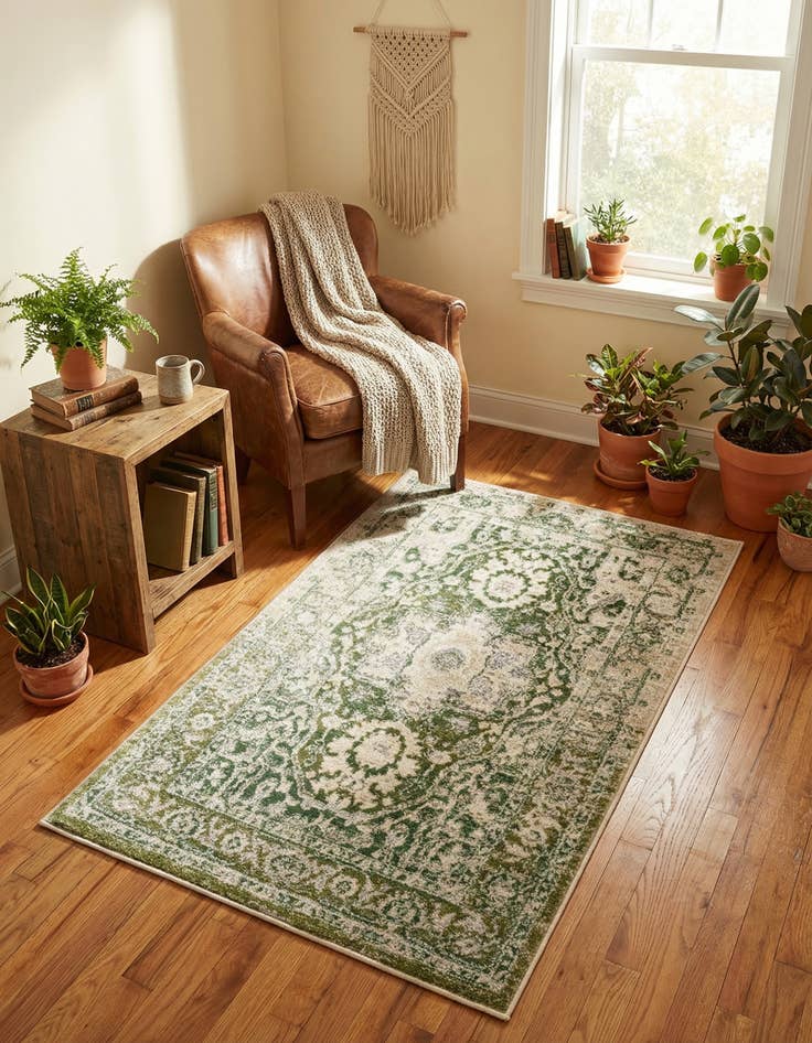 Detail image of 3' 3 x 5' 3 Madeline Vintage Rug