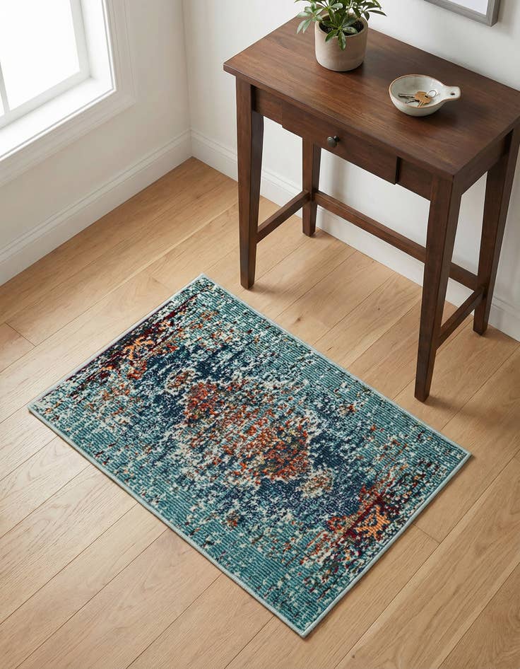 Detail image of 2' 2 x 3' Washable Carnevale Rug